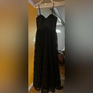 Adrianna Papell black gown
